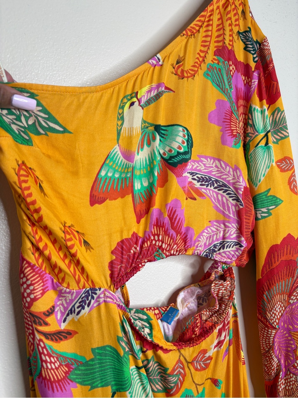 Farm Rio x Anthropologie Single-Shoulder Printed Maxi Dress - Picture 11 of 14